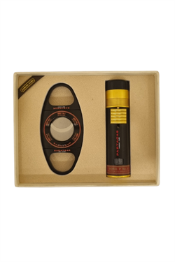 Cohiba Partagas Serie P No:2 Özel Üretim Çakmak Kesici İkili Puro Seti