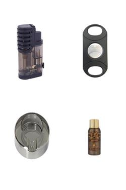 Cohiba Puro Starter Kit, Çakmak Kesici Kllük ve Bütan Gaz - starterpack4594