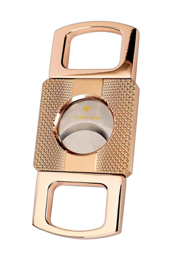 Cohiba Rose Gold Desenli Metal Puro Makası Kesici