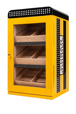 Cohiba Sarı Nokta Desenli Sedir Humidor Puro Kutusu TR9822