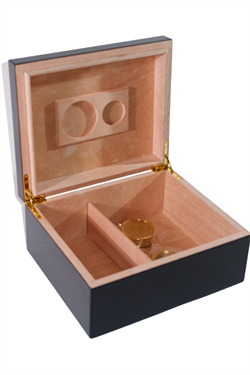 Cohiba Sarı-Siyah Nokta Desenli Sedir Humidor Puro Kutusu