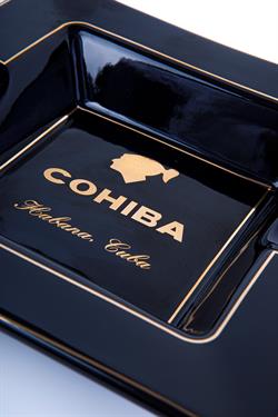 Cohiba Siyah-Gold Porselen İkili Puro Küllüğü