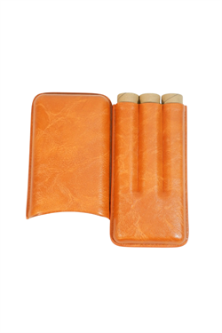 Cohiba Taba Üçlü Deri Puro Kılıfı