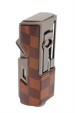 Cohiba Tek Torch Pürmüz Delici İğneli Desenli Gunmetal Metal Puro Çakmak