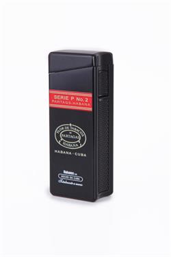 Cohiba Tek Torch Pürmüz Partagas Serie P No:2 Özel Üretim Siyah Metal Puro Çakmağı