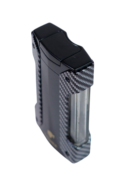 Cohiba Tek Torch Pürmüz Siyah Karbon Desenli Puro Çakmağı