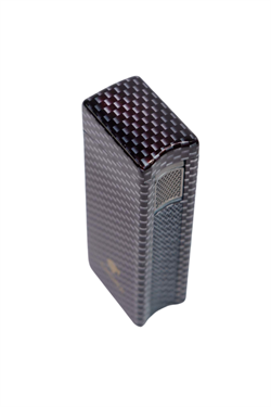 Cohiba Tek Torch Pürmüz Siyah Karbon Desenli Puro Çakmağı