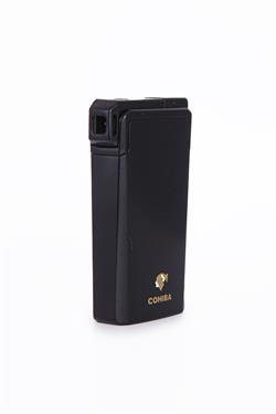 Cohiba Tek Torch Pürmüz & Soft Flame Fırçalı Siyah Puro & Pipo Çakmağı