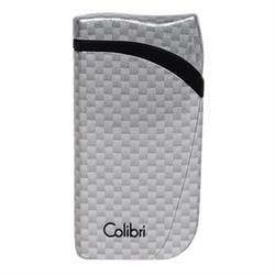 Colibri Falcon Karbon Desenli Gümüş Puro Çakmağı