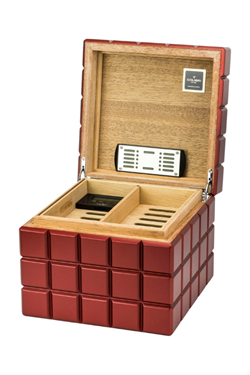 Colibri Heritage Cube Kırmızı Sedir Humidor Puro Kutusu