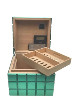 Colibri Heritage Cube Yeşil Sedir Humidor Puro Kutusu