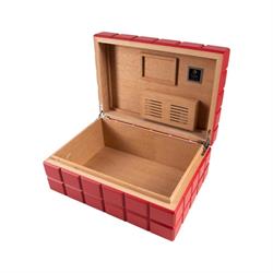 Colibri Heritage Mat Kırmızı Humidor Puro Kutusu