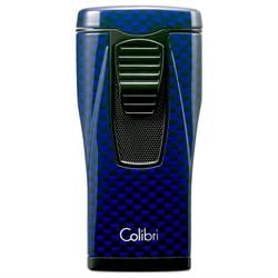 Colibri Monaco 3 Torch Pürmüz Mavi Karbon Fiber Puro Çakmağı