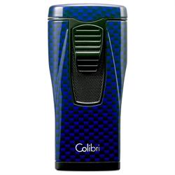 Colibri Monaco 3 Torch Pürmüz Mavi Karbon Fiber Puro Çakmağı