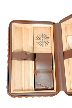 Colibri Quasar Kahverengi Puro Taşıma Çantası & Seyahat Humidoru - TR9755