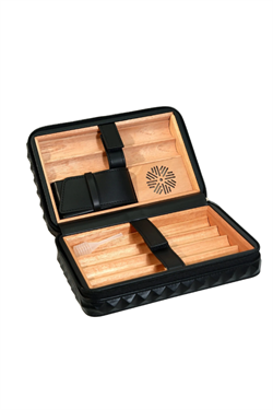 Colibri Quasar Siyah Puro Taşıma Çantası & Seyahat Humidoru - TR9756