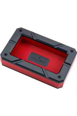 Colibri Rally Ashtray Siyah - Kırmızı Puro Küllüğü TR9940