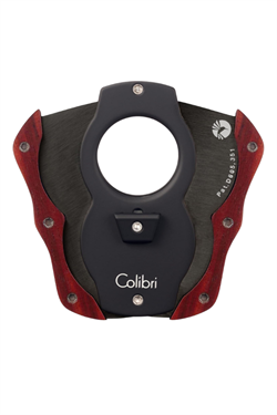Colibri Wood S-Cut Kırmızı - Siyah Puro Makası Kesici