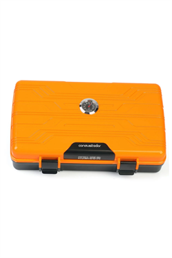 Conquistador Sarı Siyah 10 Kapasite Seyahat Humidor Puro Kutusu CNQ-008