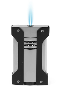 Conquistador Tek Torch Pürmüz Krom Siyah Defi Extreme Dizayn Metal Puro Çakmağı CNQ-024