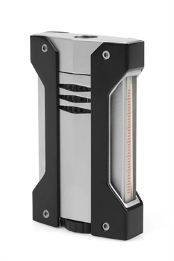 Conquistador Tek Torch Pürmüz Krom Siyah Defi Extreme Dizayn Metal Puro Çakmağı CNQ-024