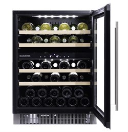 Dunavox Flow-39 Gümüş Solo Şarap Dolabı - 39 Şişe Kapasiteli DNVX-051