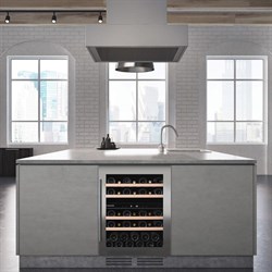 Dunavox Flow-39 Gümüş Solo Şarap Dolabı - 39 Şişe Kapasiteli DNVX-051