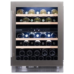 Dunavox Flow-39 Gümüş Solo Şarap Dolabı - 39 Şişe Kapasiteli DNVX-051