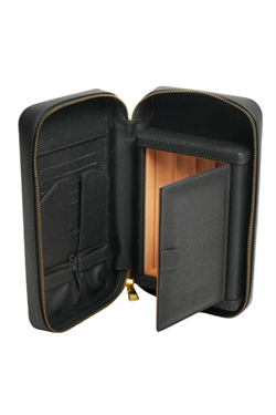 Firebird Siyah Deri Puro Taşıma Çantası