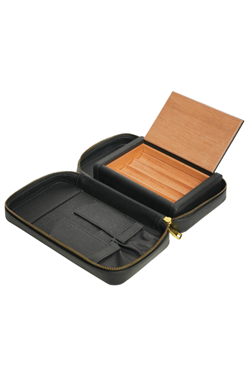 Firebird Siyah Deri Puro Taşıma Çantası