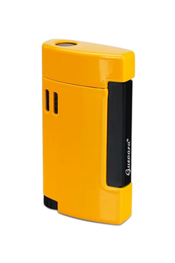 Guevara Tek Torch Pürmüz Sarı-Siyah Metal Puro Çakmağı
