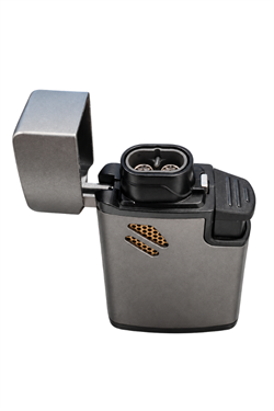 Hunter Çift Torch Pürmüz Gunmetal Puro Çakmağı ACK063