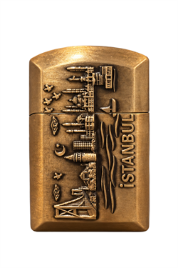 Hunter Soft Flame İstanbul İstanbul Design Bronz Çakmak ACK026
