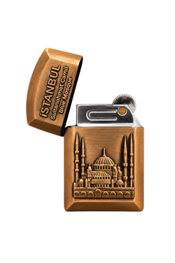 Hunter Soft Flame İstanbul Sultan Ahmet Design Bronz Çakmak ACK024