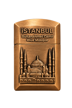 Hunter Soft Flame İstanbul Sultan Ahmet Design Bronz Çakmak ACK024
