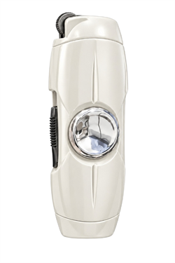 Hunter Tek Torch Pürmüz Beyaz Slim Metal Puro Çakmağı & Stres Çarkı ACK078