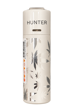 Hunter Tek Torch Pürmüz Beyaz Yaprak Desenli Metal Puro Çakmağı ACK060