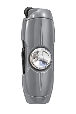 Hunter Tek Torch Pürmüz Gümüş Slim Metal Puro Çakmağı & Stres Çarkı ACK077