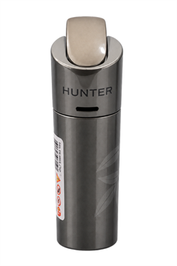Hunter Tek Torch Pürmüz Gunmetal Yaprak Desenli Metal Puro Çakmağı ACK062