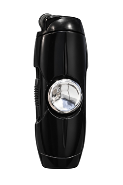 Hunter Tek Torch Pürmüz Siyah Slim Metal Puro Çakmağı & Stres Çarkı ACK079