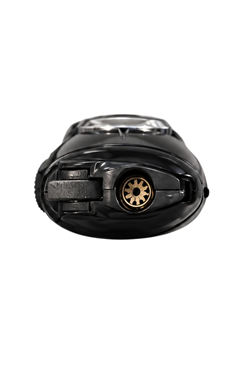 Hunter Tek Torch Pürmüz Siyah Slim Metal Puro Çakmağı & Stres Çarkı ACK079