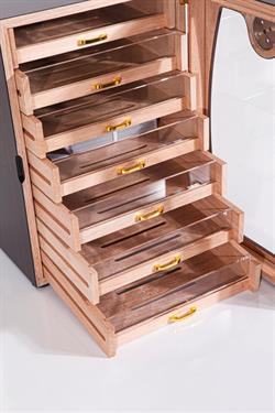 La Rioja 7 Çekmeceli Sedir Humidor Puro Kutusu