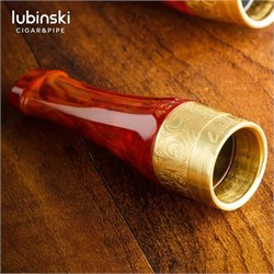 Lubinski 4lü 4 Boy Puro Ağızlığı Kahve-Gold (42-57 Ring) LB-911