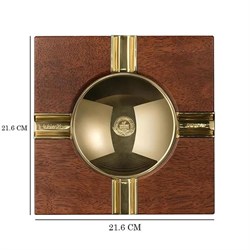 Lubinski Ahşap Metal Puro Küllüğü Gold 4lü LB-871