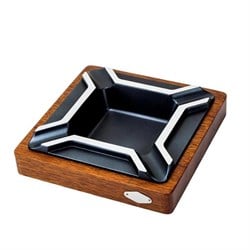 Lubinski Ahşap Metal Puro Küllüğü Silver 4lü LB-873