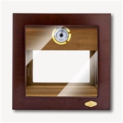 Lubinski Cam Küp Cedar Tepsili Puro Kutusu Humidor 40s LB-010
