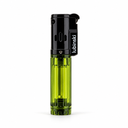Lubinski Cigar Basic Slim Tek Torch Puro Çakmağı Yeşil LB-207
