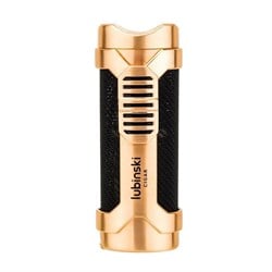 Lubinski Cigar Sehpa Kapaklı Delicili Tek Torch Puro Çakmağı Gold LB-156