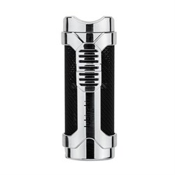 Lubinski Cigar Sehpa Kapaklı Delicili Tek Torch Puro Çakmağı Silver LB-209