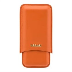 Lubinski Deri 3lü Puro Kılıfı Turuncu(60 Ring) LB-509
